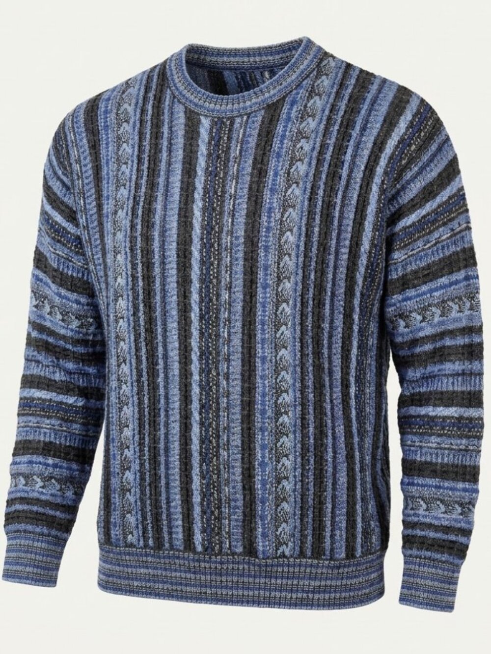 Norm Thompson Vintage 90s 3D Knit Coogi Style Sweater M